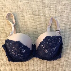 Victoria Secret Dream Angels Violet Demi Lace Rhinestone Bra